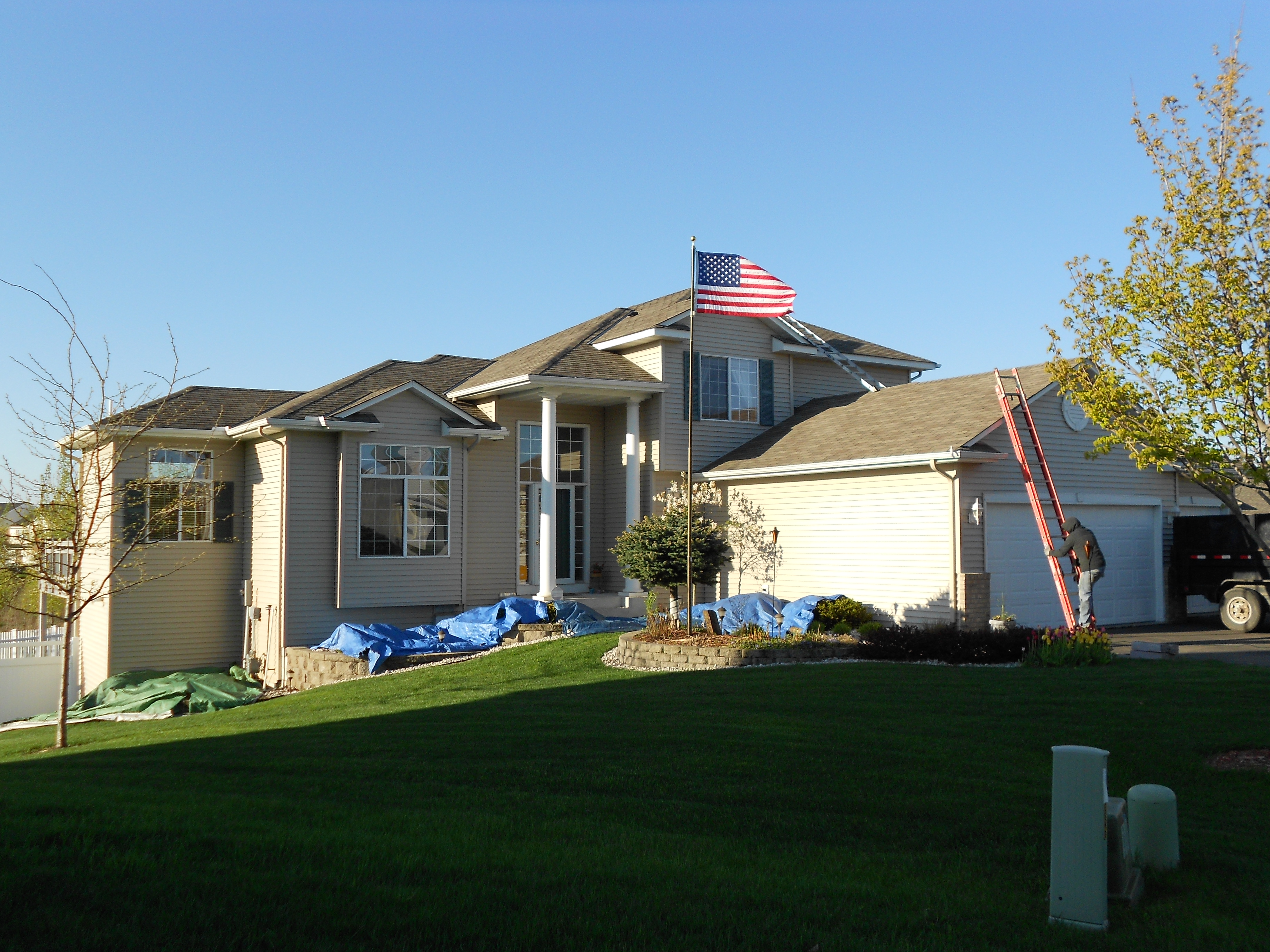 GAF Timberline roof replacement on ranch-style home in Edina, MN