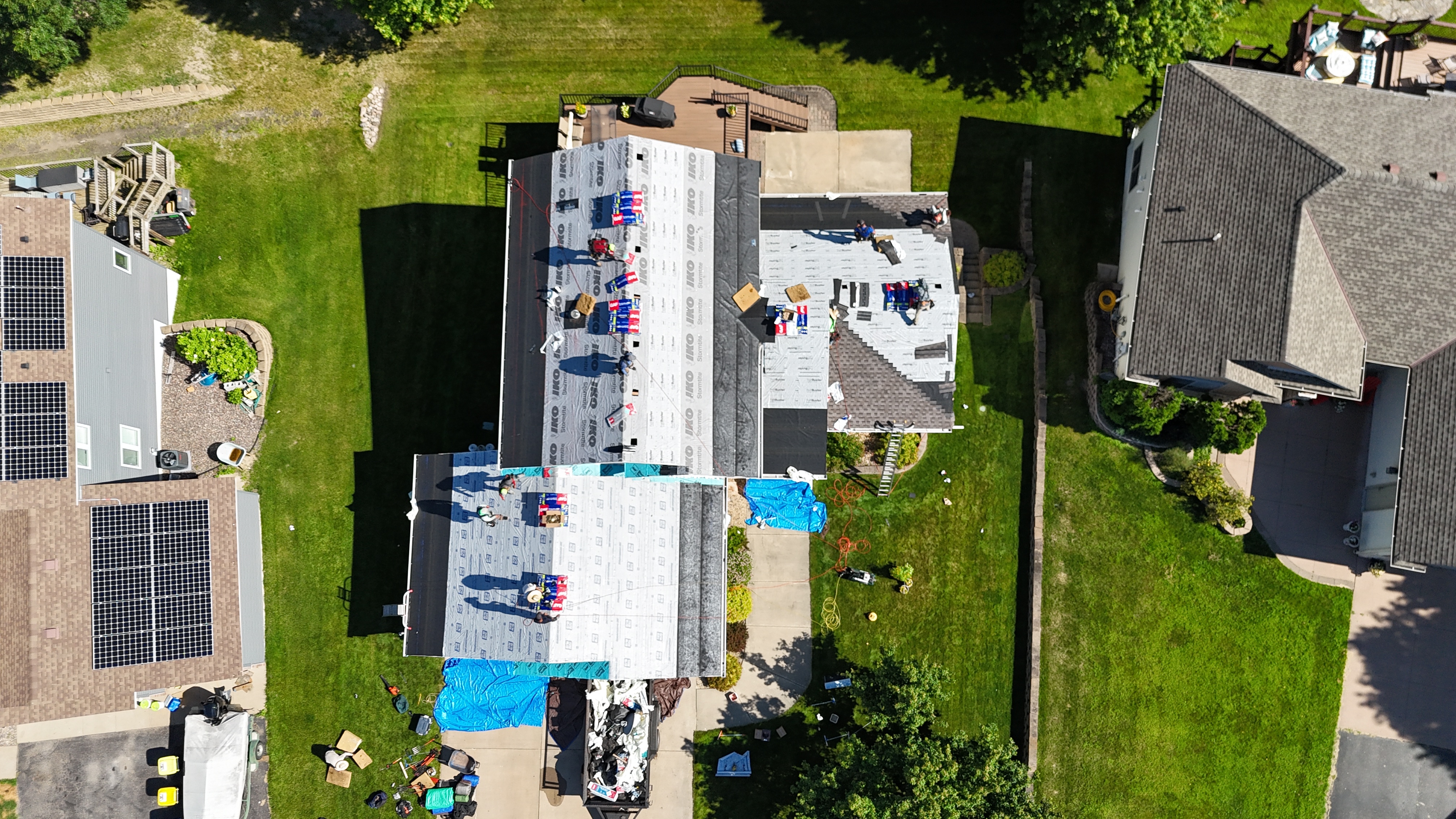 Exterior project on home in Wayzata, MN